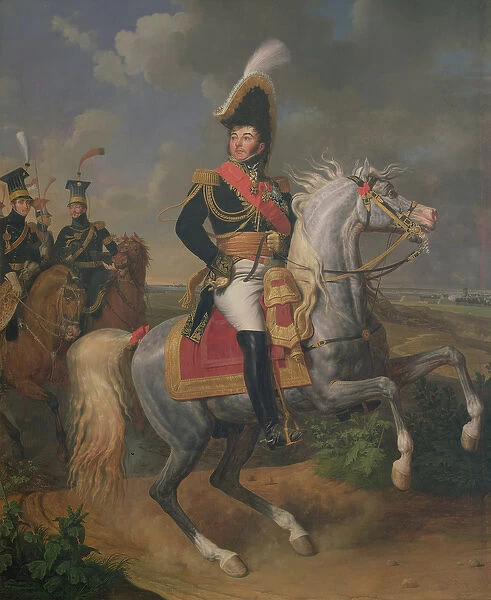 Equestrian Portrait of General Jean Rapp (1771-1821) 1816 (oil on canvas)