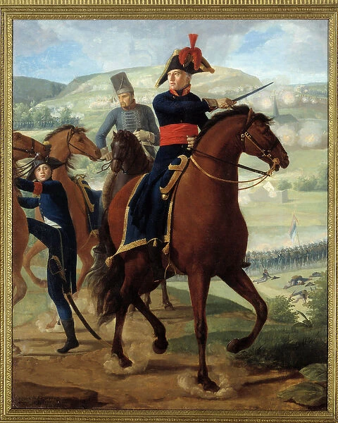 Equestrian portrait of General Louis Marie Turreau de Garambouville