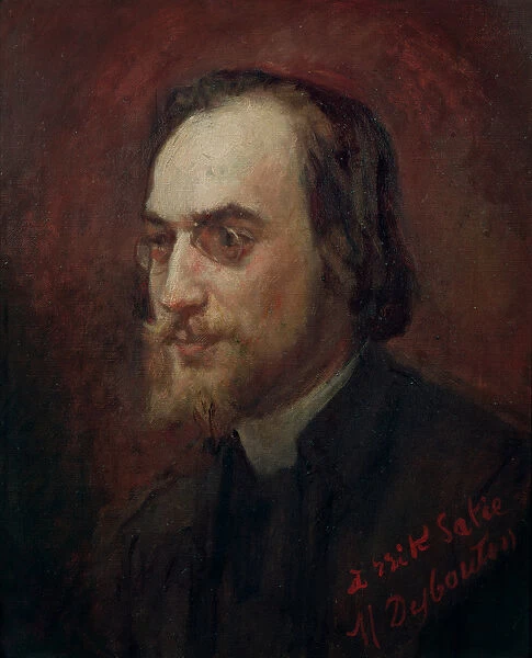 Erik Satie (1866-1925) (oil on canvas)