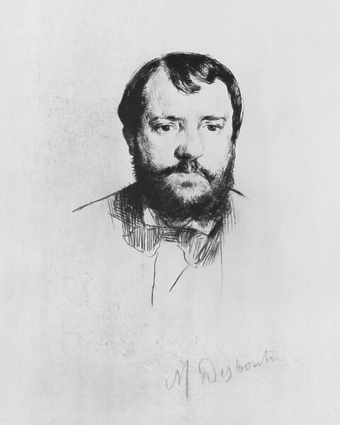 Ernest Hoschede, 1875 (etching with drypoint)