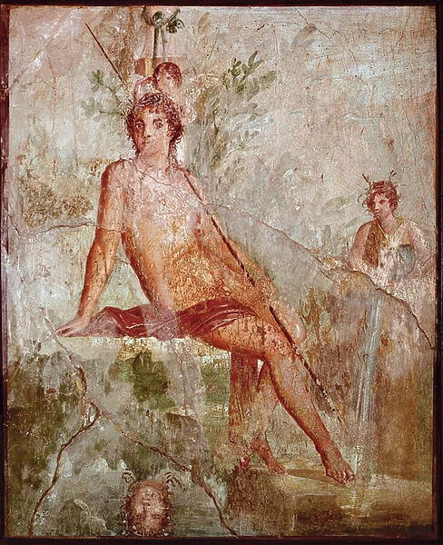 Eros and Narcissus ( fresco, 1st century AD)