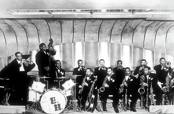 Erskine Hawkins Band, Savoy Ballroom, Harlem, New York (b  /  w photo)