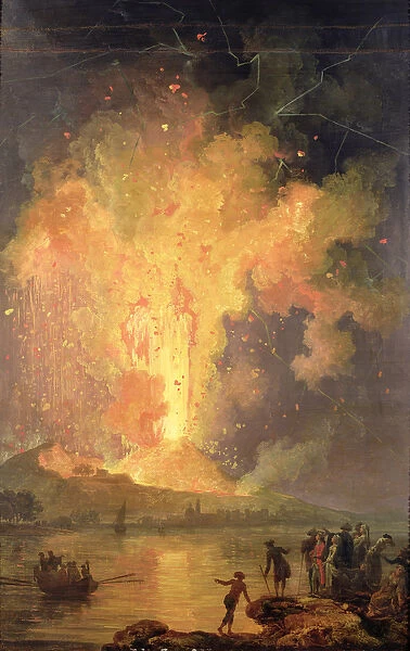 The Eruption of Mount Vesuvius in 1779, 1779-1802 (oil on canvas)