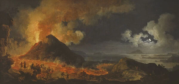 The Eruption of Vesuvius, 1771 (oil on canvas)