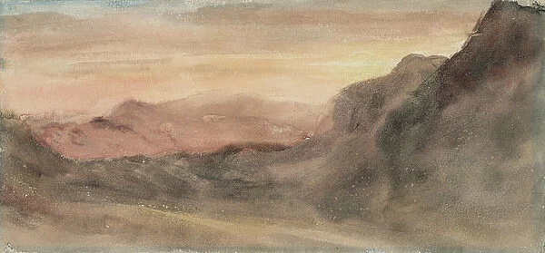 Eskhause, Scawfell, 1806 (w  /  c on paper)