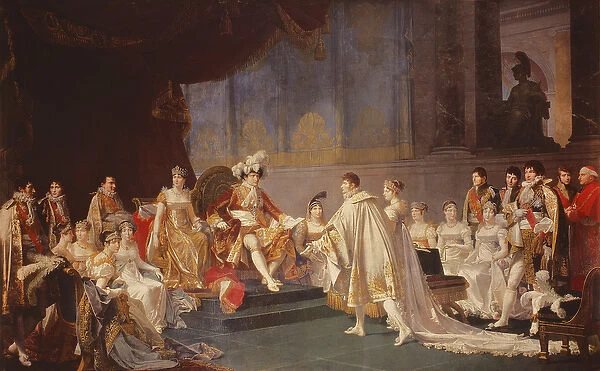 The espousal of Prince Jerome Bonaparte and Princess Catharina Frederica of Wuerttemberg