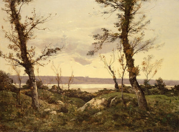 The Estuary, 1895 (oil on canvas)