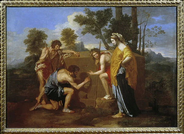 Et in Arcadia ego or The Shepherds of Arcadia, 17th century (oil on canvas)
