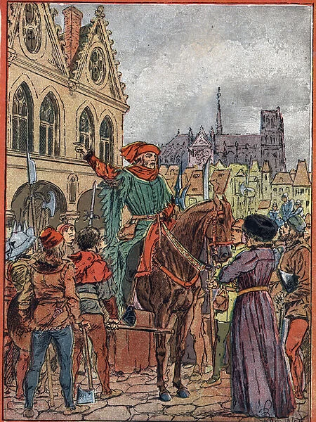 Etienne Marcel, prevot des marchands (1315-1358) acquiring the Maison des Pillars