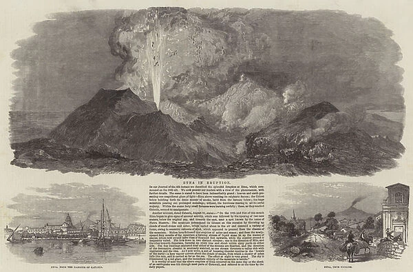 Etna in Eruption (engraving)