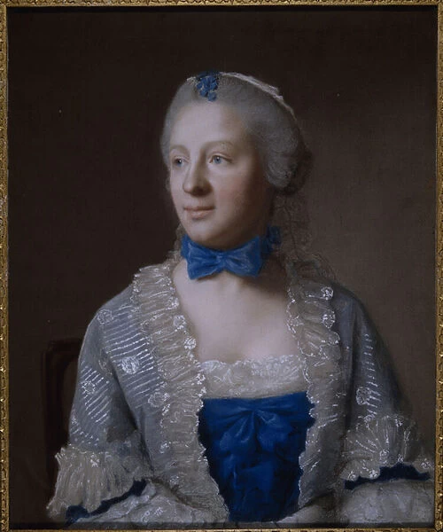 Eva Marie Veigel (pastel on paper)