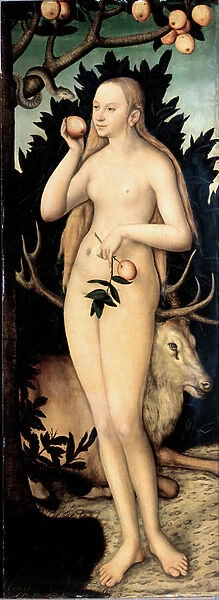 Eve, 16th century (oil on panel)