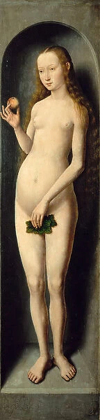 Eve. Side Wing of the Small Triptych of St. John the Baptist - Hans Memling (1433  /  40-1494