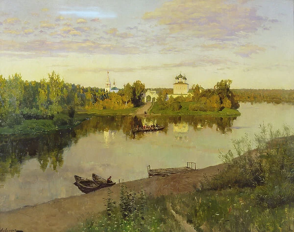 The Evening Bell Tolls, 1892 (oil on canvas)