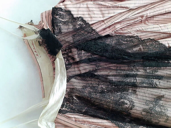 Evening Dress & Crinoline, 1864 (textile)