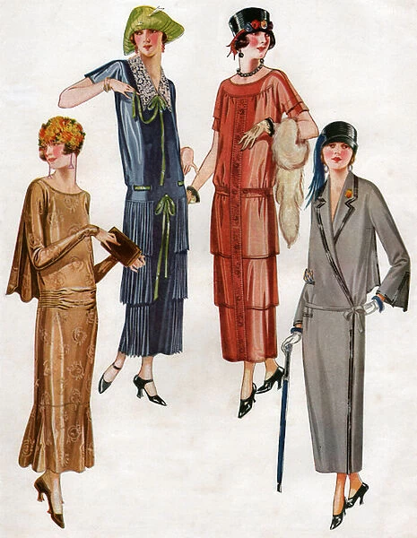 Evening dresses. (Illustration, 1924)