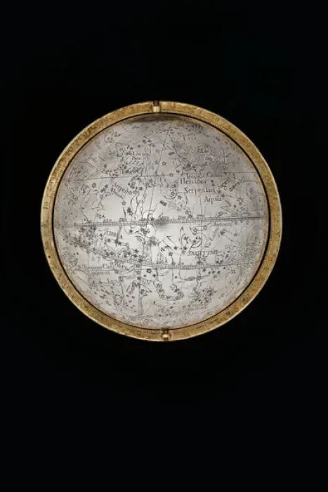 Framed Print : Two exceptional terrestrial and celestial globes, supported by Hercules and Atlas Framed Print : Two exceptional terrestrial and celestial globes, supported by Hercules and Atlas