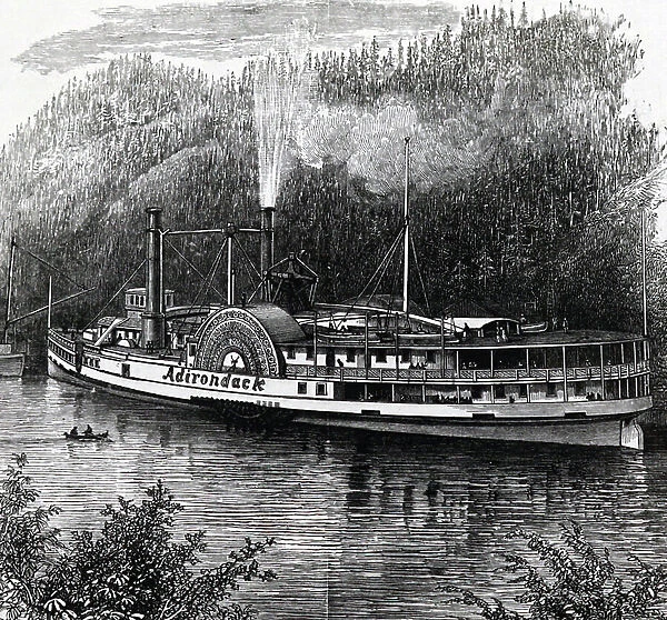 An excursion steamer, 1850