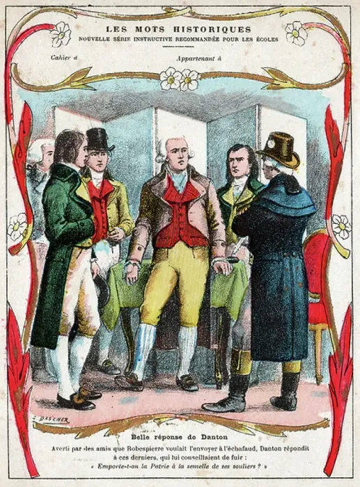 Framed Print : Execution de Georges Danton. Execution of Georges Danton Framed Print : Execution de Georges Danton. Execution of Georges Danton