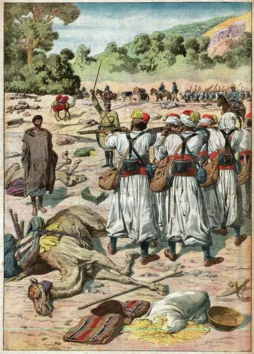 Framed Print : Execution in Morocco, 1911 (print)