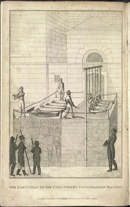 Framed Print : Execution scene