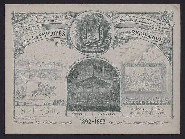 Exhibition, Belgium, 1892-1893 (litho)