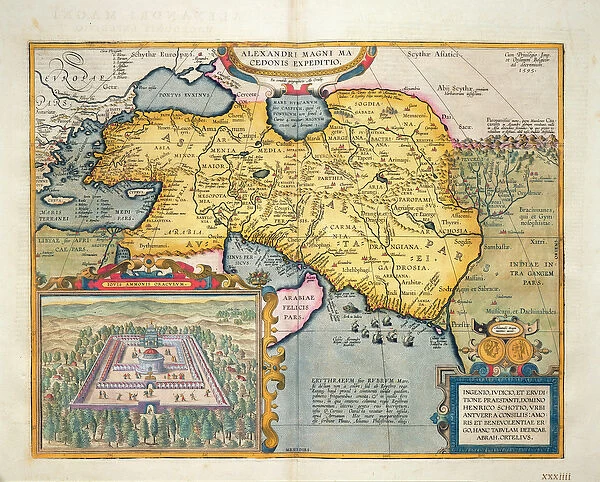The Expedition of Alexander the Great, from the Theatrum Orbis Terrarum