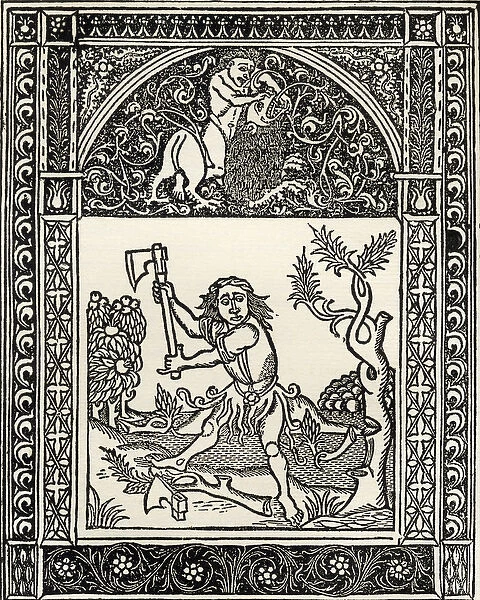 The Fable of the Woodcutter and the Axe, from A Catalogue of a Collection of Engravings