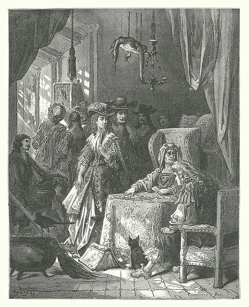 The Fables of La Fontaine: The Fortune-Teller (engraving)