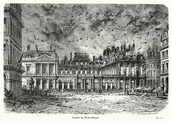 Facade du Palais-Royal (engraving)