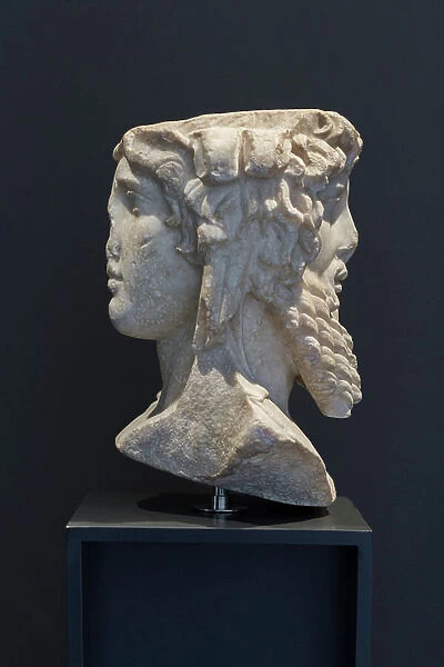 Two faced herm depicting Dionysus, 2nd century (sculpture)