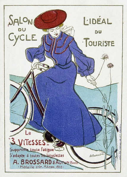 Fair of the cycle, the ideal of tourism. Advertising for A