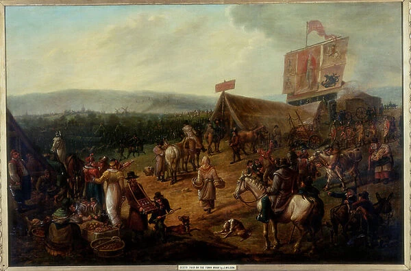 Fair on the Town Moor, Newcastle, c. 1810 (oil on canvas)