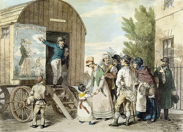 The Fairs: The Show, c. 1821 (colour litho)