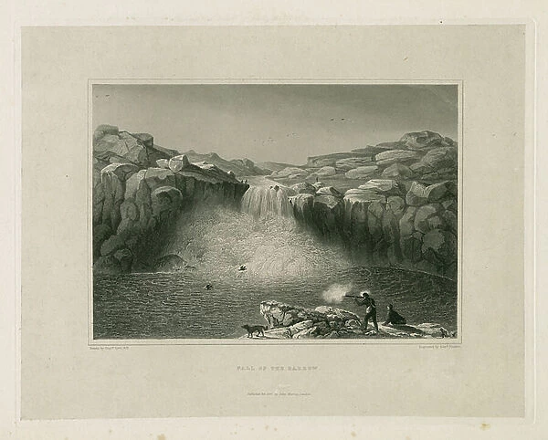 Fall of the Barrow, 1824 (engraving)