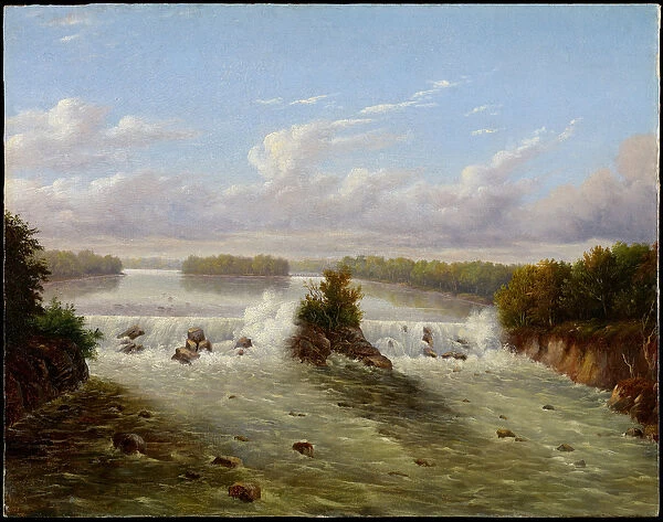 The Falls of St. Anthony, 1848 (oil on panel)