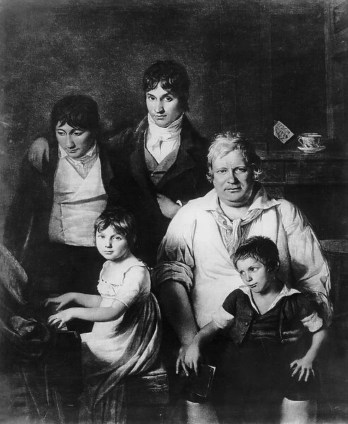 Family Portrait, formerly known as Michel Gerard (1737-1815) member of the Convention