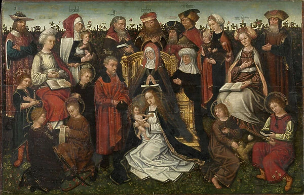 The Family of St. Anne, c. 1500-10 (oil on panel)