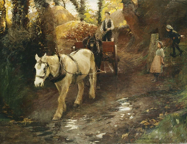 The Farm Gate, 1908 (oil on canvas)