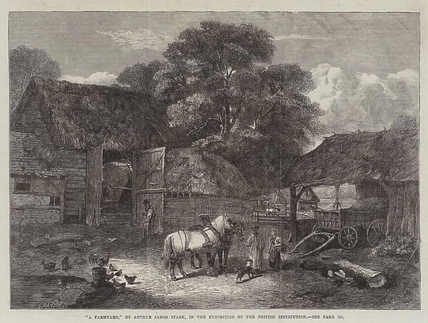 A Farmyard (engraving)