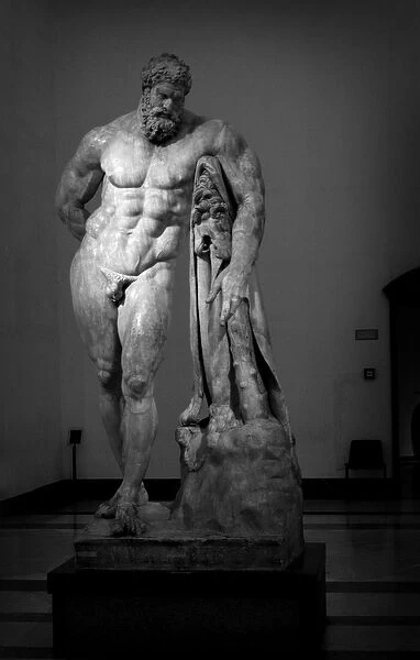The Farnese Hercules, Roman copy of the Greek original (marble)