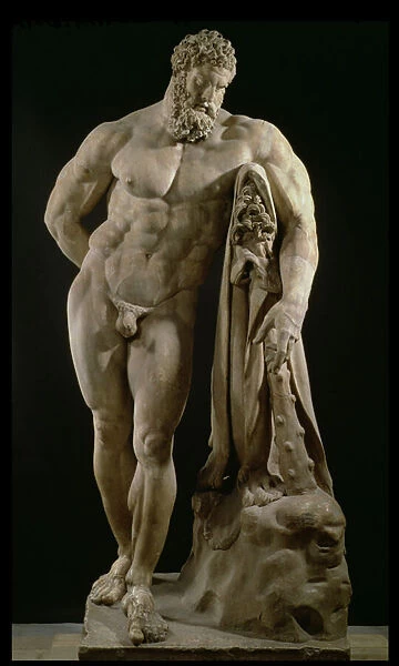 The Farnese Hercules, Roman copy of Greek original (marble) (see also 113286)