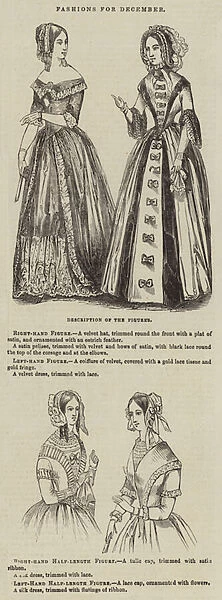Fashions for December (engraving)