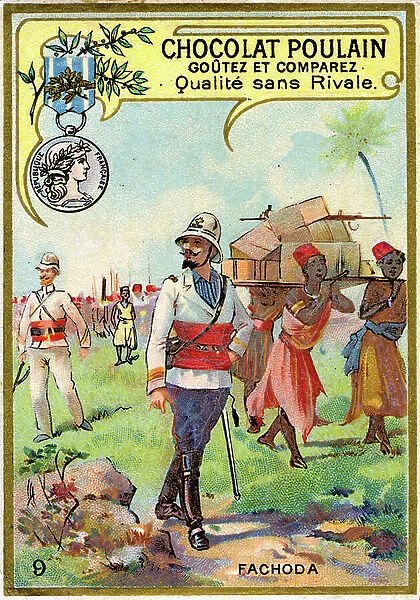 The Fashoda Incident (1898), in Ethiopia, c.1900 (chromo)
