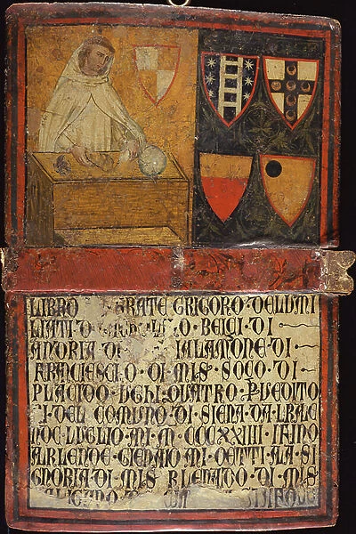 Father Gregory, Monk of the Humiliated Camerlengo, 1324 (painting on wood)