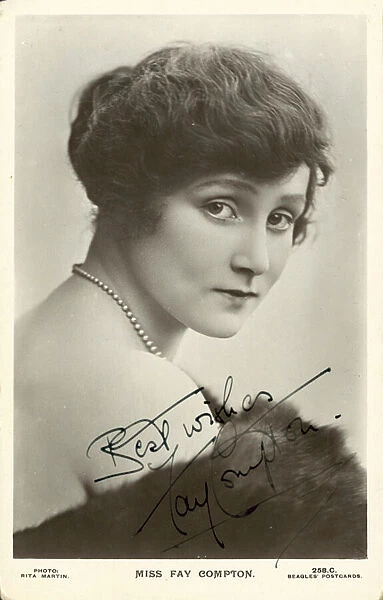 Fay Compton, English stage and film actress (b  /  w photo)