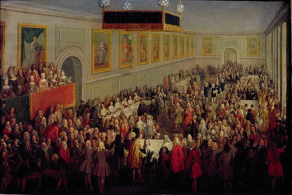 Feast given after the Coronation of Louis XV (1710-74) at the Palais Archiepiscopal in Rheims