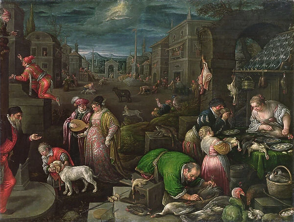 February, 1595-1600, (oil on canvas)