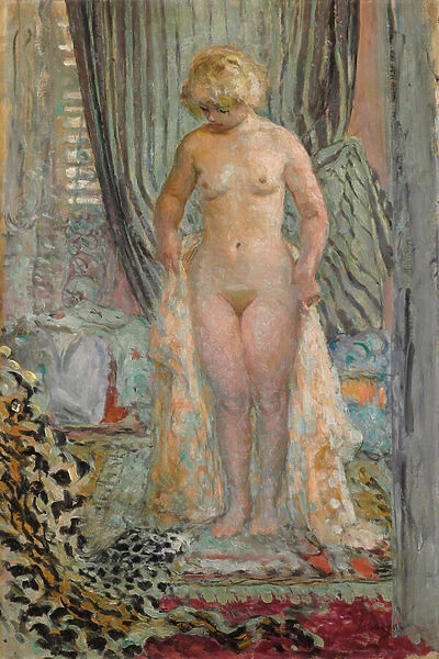 Female Nude (oil on canvas)