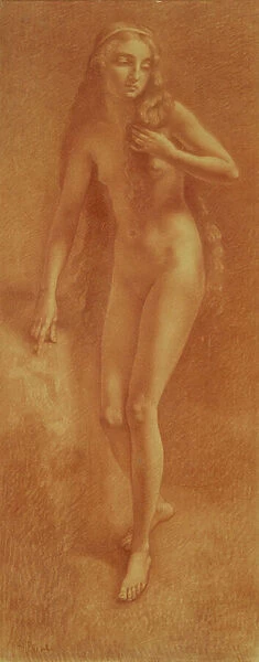 Female Nude (red chalk)